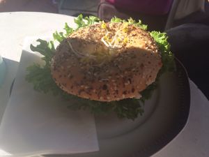 bagel at Geh Veg in Berlin