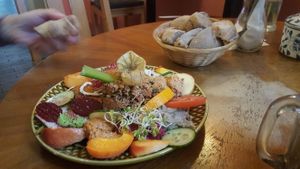 large breakfast at Geh Veg in Berlin