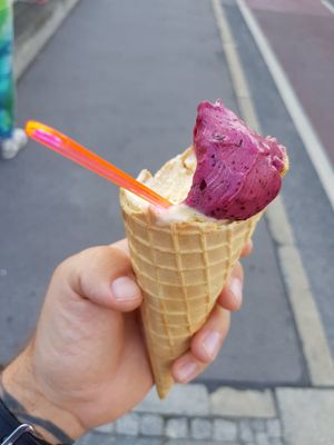 Vanilla and bluberry! at Geh Veg in Berlin
