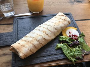 Seitan wrap  at Geh Veg in Berlin