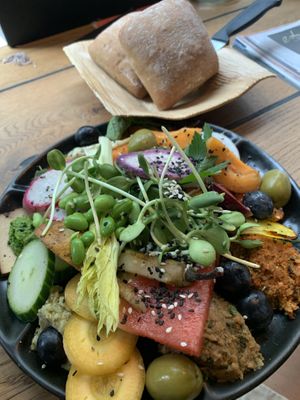 Lovely savory breakfast  at Geh Veg in Berlin