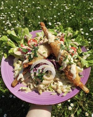 Spargelgericht at Vegano in Gross-gerau