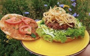 Burger at Vegano in Gross-gerau