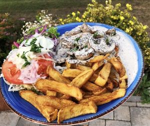 Pilze schnitzel at Vegano in Gross-gerau