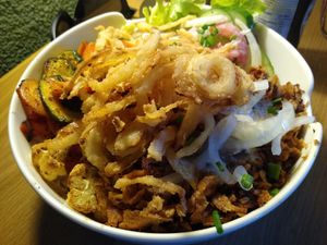 Bowl with gyros at Vegano in Gross-gerau