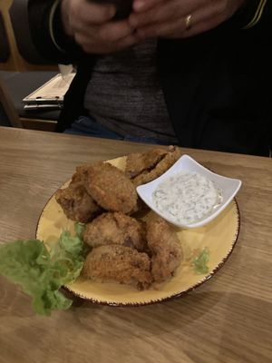 chrunchys with tzaziki   at Vegano in Gross-gerau