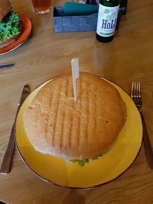 Blackbeanburger at Vegano in Gross-gerau