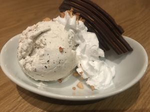 Walnut icecream  at Vegano in Gross-gerau