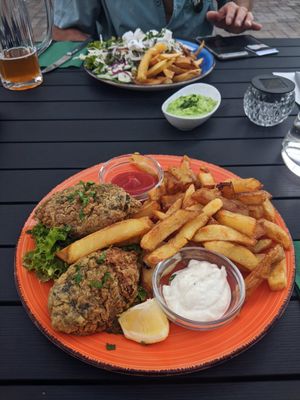 Fish n Chips at Vegano in Gross-gerau