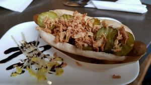 Danish Hot Dog... at Valladares in Berlin