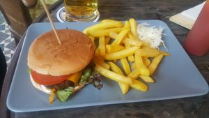 Cheese burger :) at Valladares in Berlin