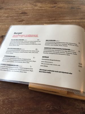 Burger Menu  at Valladares in Berlin