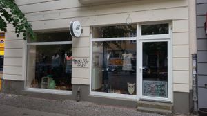 outside when closed at Loveco in Berlin