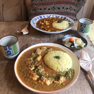 Tufu curry (vegan) at The 2nd Rogpa Shop & Cafe in Seoul
