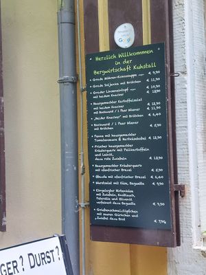  at Berggasthaus Kuhstall in Bad Schandau