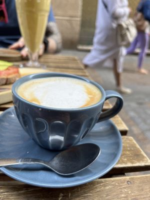 Almond drink  at Bohemian Lane in Bilbao