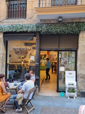 Outside at Bohemian Lane in Bilbao