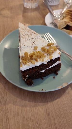 Carrot cake at Bohemian Lane in Bilbao