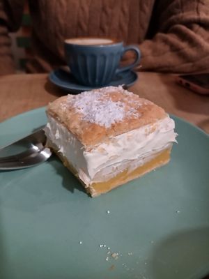 kremšnita at Bohemian Lane in Bilbao