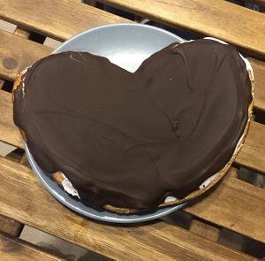 Palmera de chocolate y “nata" at Bohemian Lane in Bilbao