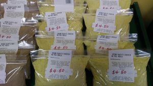 GEORGIA LOCATION: Market Items at Just 4 U Vegan Market in Fitzgerald