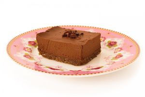 Chocoladetaart, glutenvrij at Crudo in Nijmegen