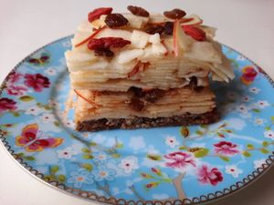 Appeltaart, glutenvrij at Crudo in Nijmegen