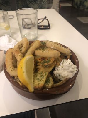 Vegetal squids  at El Oju in Granada