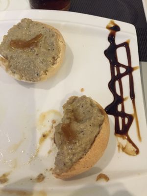 Half eaten tapas! at El Oju in Granada