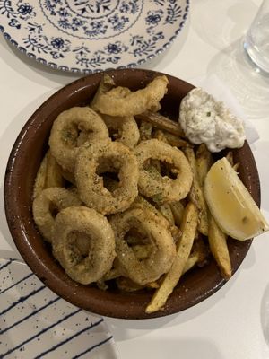 Vegan Calamares  at El Oju in Granada