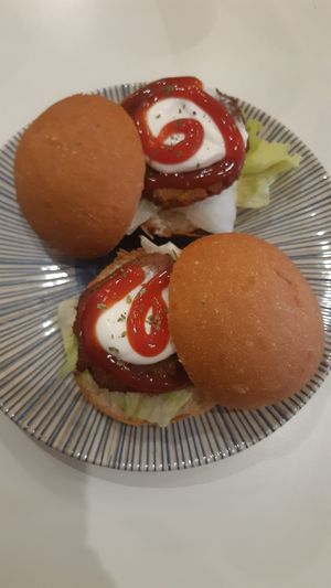 Mini burgers! at El Oju in Granada