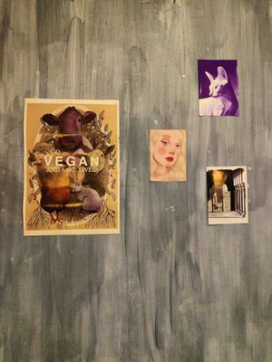 Vegan prints at El Oju in Granada