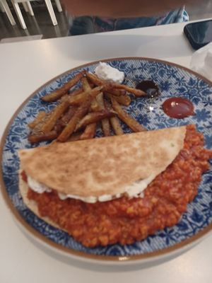Tacos boloñesa at El Oju in Granada