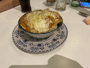 Nachos con soja y keso   at El Oju in Granada