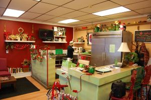 Interior at Smooth Juices in Easton