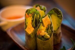 Veggie Wrap  at Hang Out in Tokyo