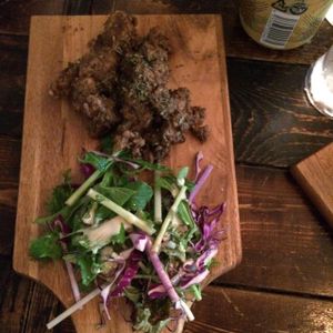 jerk chicken  at Hang Out in Tokyo