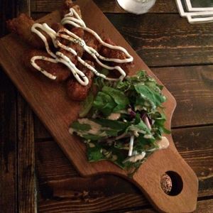 soy chunks  at Hang Out in Tokyo