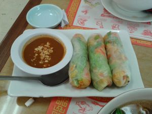 spring roll appetizers, very delish at Bo De in Garden Grove