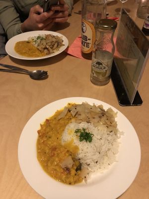 dal cooked in star anise  at Cafe Averechts in Utrecht