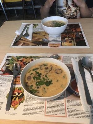 Tom kha (probably my favorite dish of all 3)  at Cafe Averechts in Utrecht