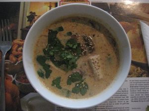 tom kha soup  at Cafe Averechts in Utrecht