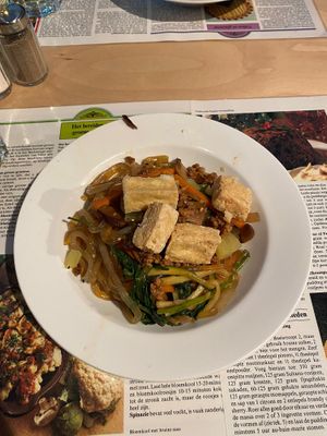 japchae  at Cafe Averechts in Utrecht