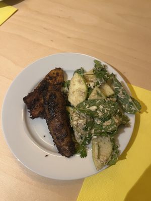 appetizer salad  at Cafe Averechts in Utrecht