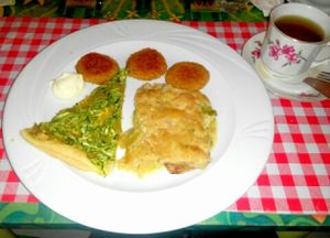 vegan dinner at Welcome Bistrot in Trieste