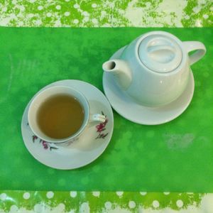 A digestive cup of fennel tea at Welcome Bistrot in Trieste