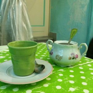 En espresso after dinner at Welcome Bistrot in Trieste