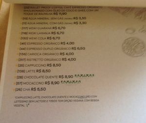 Bioon's menu (page 3) at Bioon in Brasilia