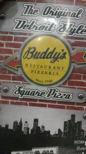 menu front at Buddy's Pizzeria in Novi