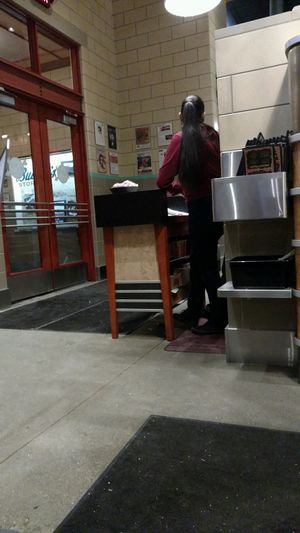 front waiting area, while I was waiting. at Buddy's Pizzeria in Novi